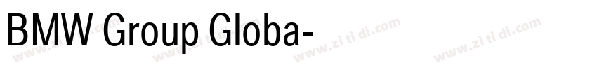 BMW Group Globa字体转换 BMW Group Globa字体转换